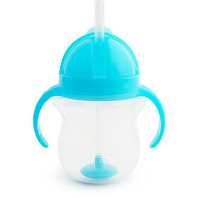Munchkin- Any Angle Weighted Straw Trainer Cup- Blue, 7oz