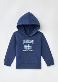Northern Reflections Iconic Loon Hoodie Blue 3-6M