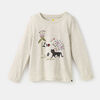 little styler long sleeve graphic tee, size 3-4y - Grey