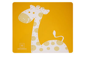 Marcus & Marcus Placemat - Lola the Giraffe - Yellow.