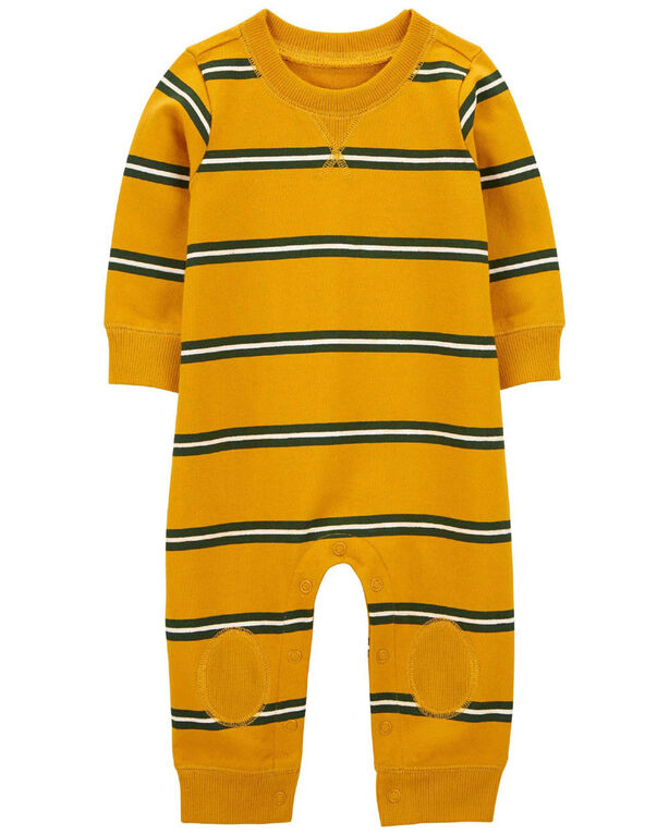 Carter's Striped Jumpsuit Yellow 6M Babies R Us Canada