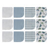 Blue 12 Pack Washcloths