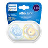 Avent Ultra Air Pacifier 0-6 Months  2 Pac - L'assortiment peut varier