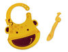 Marcus & Marcus Baby Bib & Feeding Spoon Set - Lola the Giraffe - Yellow.