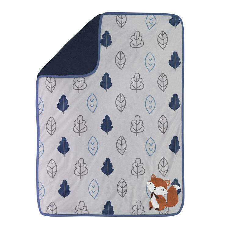 Lambs & Ivy - Little Campers Blanket - Blue