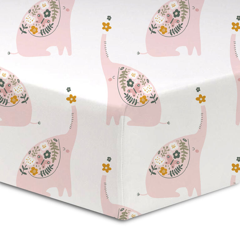 Koala Baby - 1 Piece Flannel Sheet Zen Elephant