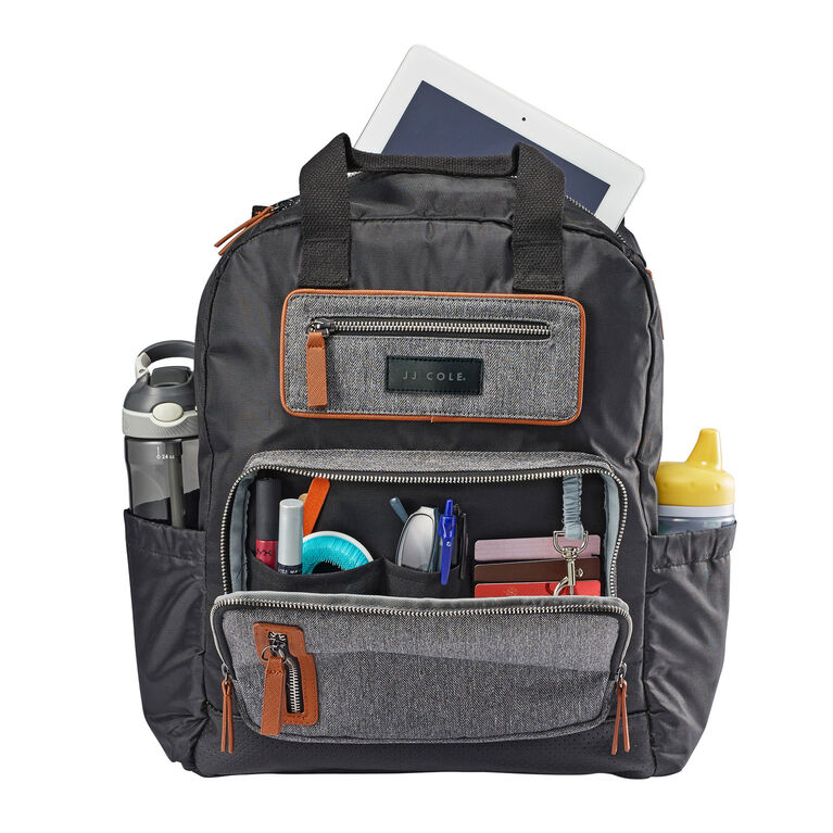 JJ Cole Papago Pack Backpack Diaper Bag Camel Herringbone Babies R