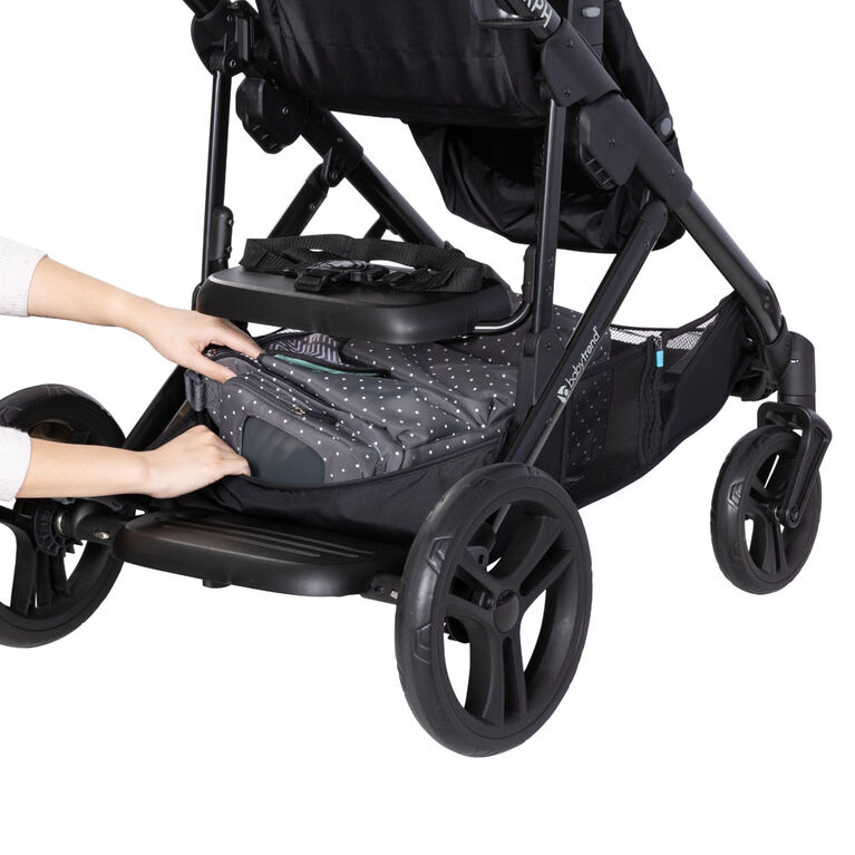 Baby Trend Poussette modulaire Morph Single à Double avec adaptateur de siège d'auto