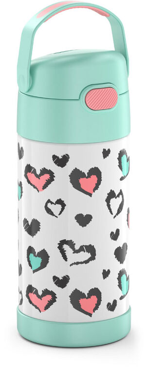 Thermos FUNtainer Bottle, Hearts Pastel, 355ml