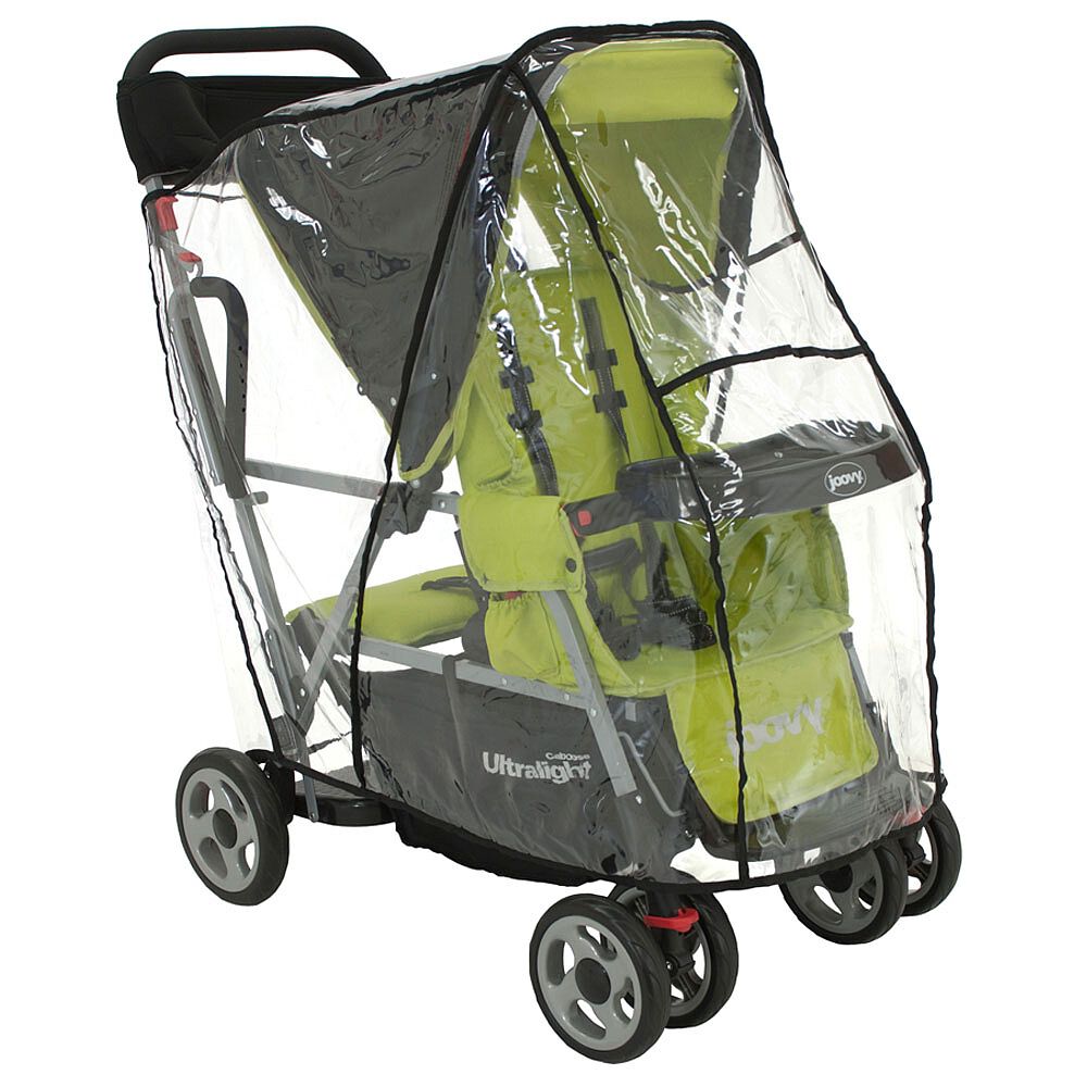 Joovy double shop stroller rain cover