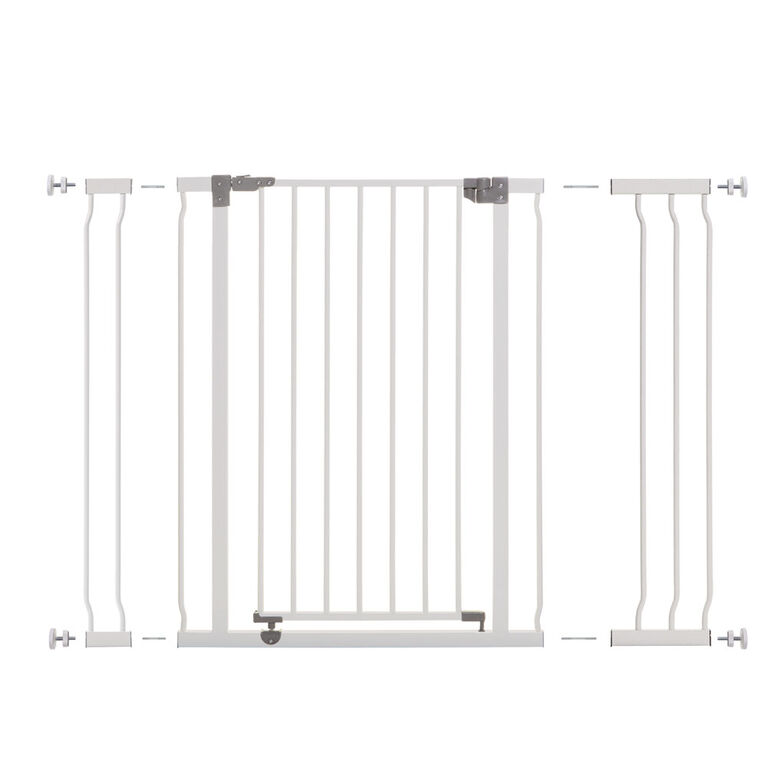 Dreambaby Liberty Xtra-Tall Security Gate with extensions (incl. 1 x 3.5" and 1 x 7" extensions) - White