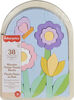 Fisher-Price Wooden Flower Puzzle Blocks for Preschool Kids, 37 Wood Pieces