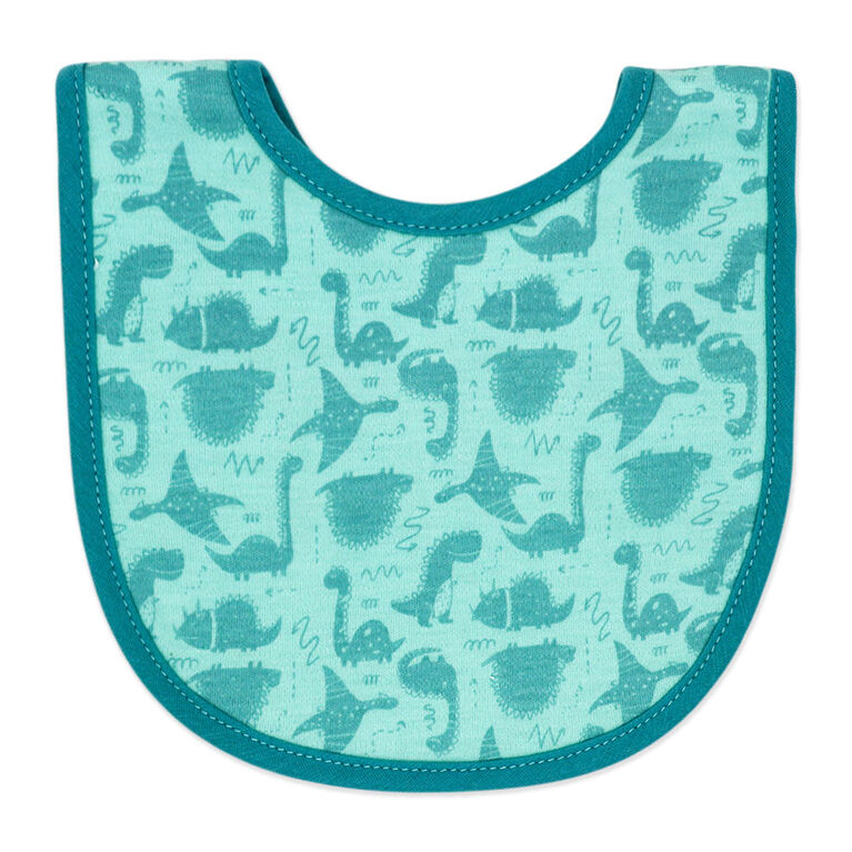 Baby Mode  5 Piece Accessory set : Teal Dinosaur