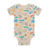 Koala Baby 4 Pack Short Sleeve Bodysuit, Blue Pop, Newborn