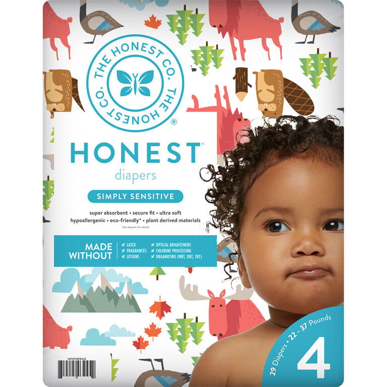 Honest Diapers Size 4Ca National Print Babies R Us Canada