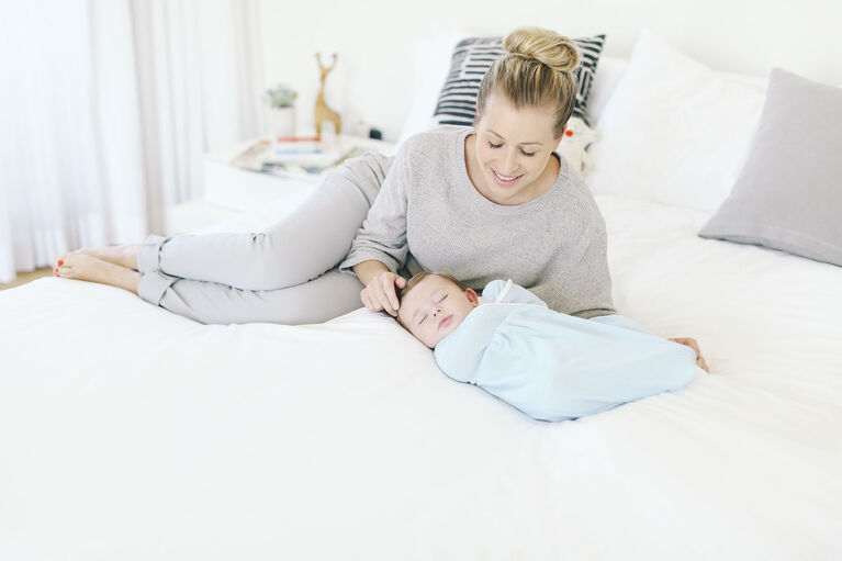 Ergobaby Lightweight Swaddler Blue Babies R Us Canada