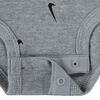Nike 3 Pack Bodysuit Set - Grey