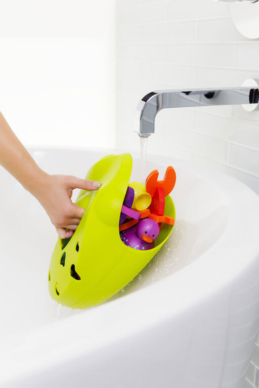 Boon Frog Pod Bath Toy Scoop, Drain & Storage - Green