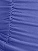 Motherhood Side Ruched Tank-Blue-XL