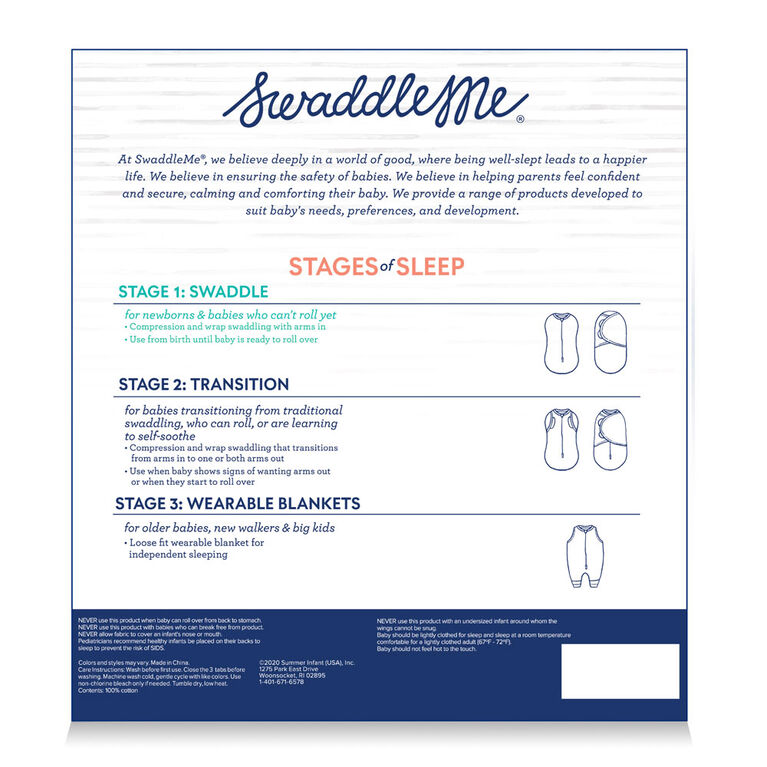 Swaddleme 3 Pack Original Swaddle Superstar