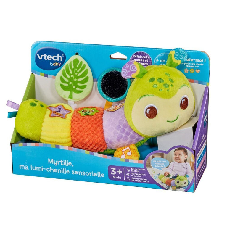 VTech Myrtille, ma lumi-chenille sensorielle - Édition française