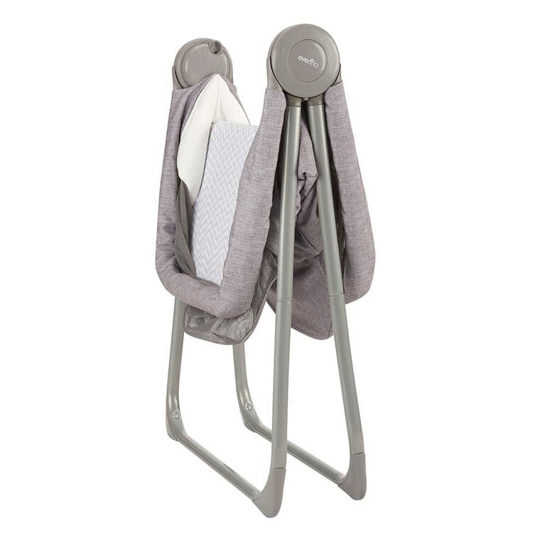 Couchette portable Loft - gris Evenflo.