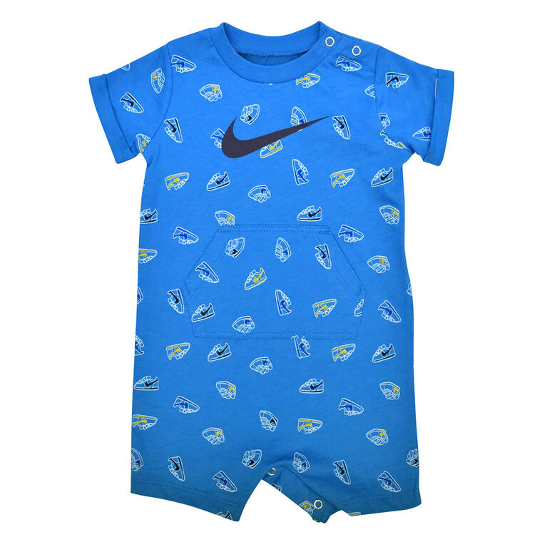 Nike Romper - Blue, 6 Months