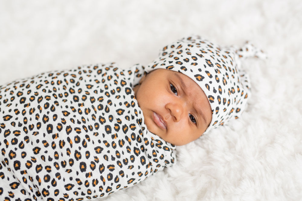 Hello world swaddle top
