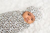 Lulujo Ensemble chapeau et couverture en bambou pour bébé nouveau-né Hello World Léopard