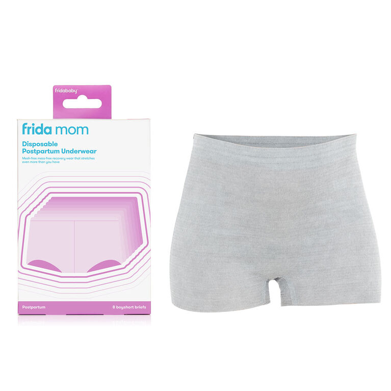 frida mom boyshort disposable postpartum underwear perineal postpartum recovery underwear petite size 8 pack babies r us canada