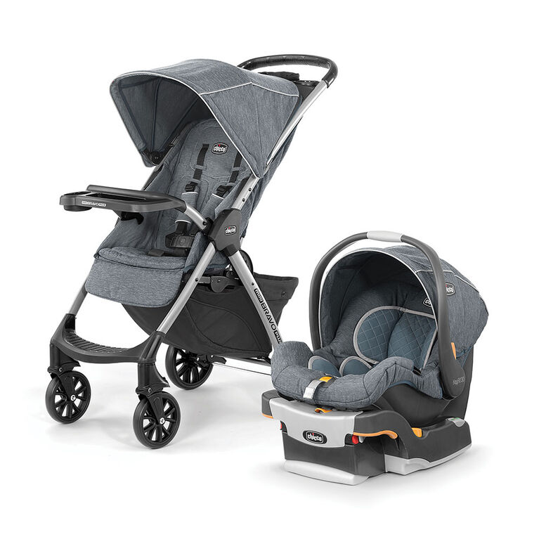 Chicco Mini Bravo Plus Travel System - Bombay