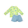 ZOOCCHINI - Ensemble haut de maillot de bain et short Rashguard - Stingray -4T
