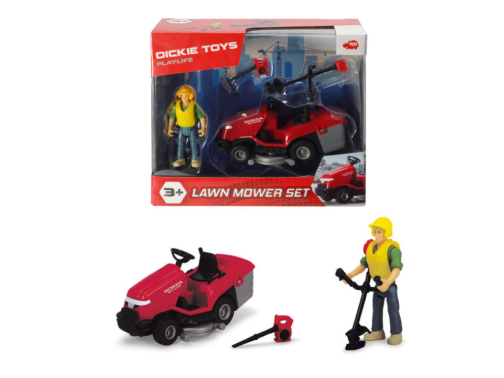 Toy lawn mower shop and leaf blower
