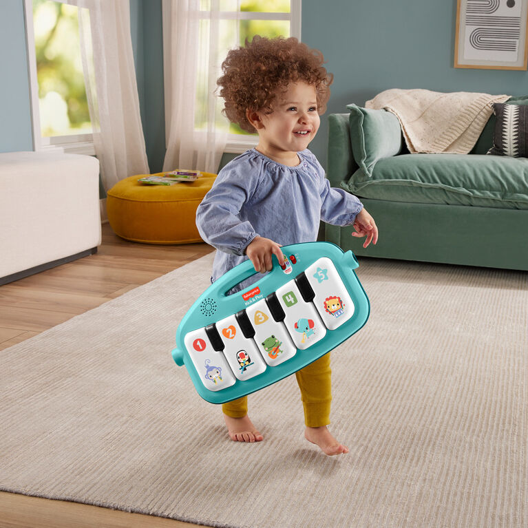 FisherPrice Glow and Grow Kick & Play Piano Gym Baby Playmat with