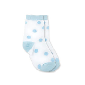 Chloe + Ethan - Chaussettes pour tout-Petits, Pois Bleu