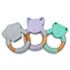 babyworks Silicone & Beechwood Teething Ring - "Elly" Elephant