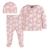 Gerber Childrenswear    Ensemble Ramenez-Moi à la Maison à boutons pression côté Marguerites Blanches