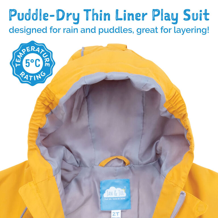 Kids Thin-Lined Rain Suits  | Prairie Flowers - 2T (2-3Y)