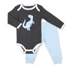 Ensemble combinaison à manches longues pour garçon Koala Baby Dinomite avec pantalon - 24 Mois