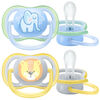 Avent Ultra Air Pacifier 0-6 Months  2 Pac - L'assortiment peut varier