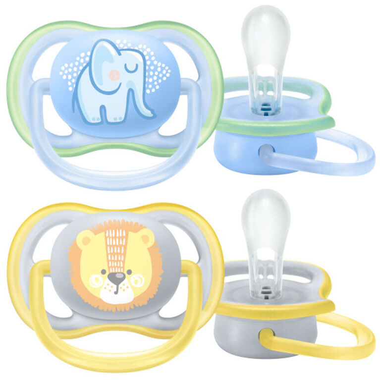 Avent Ultra Air Pacifier 0-6 Months  2 Pack - Assortment May Vary