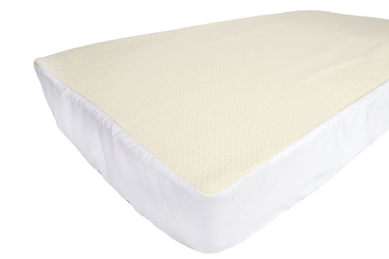 babies r us fleece & embossed crib mattress cover