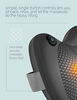 Oreiller de massage Shiatsu avec chaleur de Sharper Image - Gris.