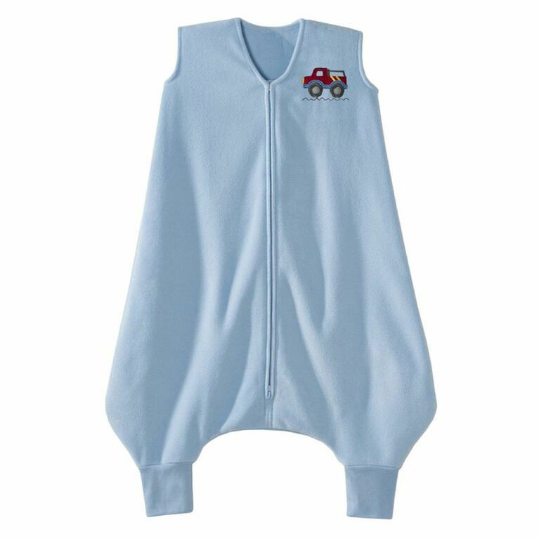 HALO SleepSack Big Kids Micro-Fleece - Blue Truck - 4/5T