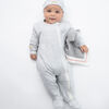 Juddlies - Breathe EZE Sleeper Pale Grey Fleck - L 12-18m