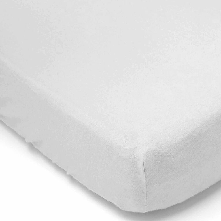 Necessities By Tendertyme Grey Flannel Crib Sheet