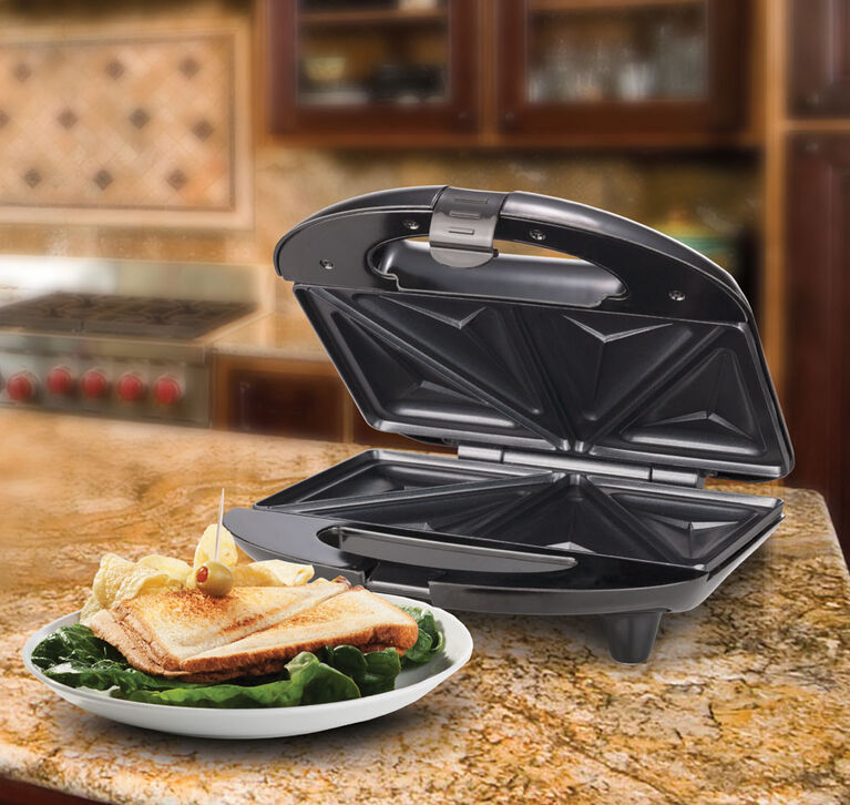 Appareil A Croque Monsieur En Acier Inoxydable De Brentwood