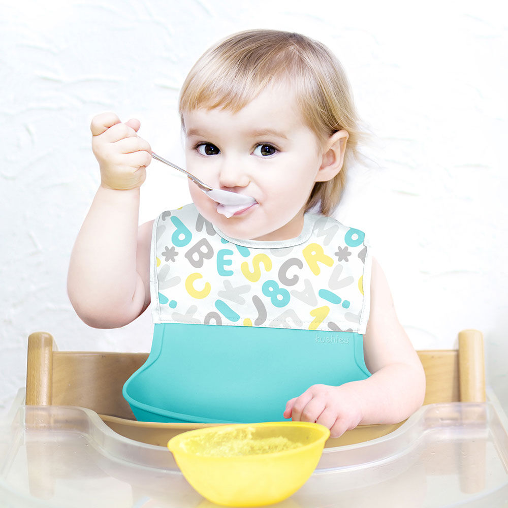 Kushies silicone hot sale bib