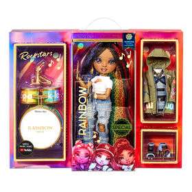 Rainbow High Rockstar Vanessa Tempo - Rainbow Fashion Doll and Playset - R Exclusive