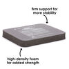Diono Angle Adjuster Car Seat Leveler, Car Seat Wedge Cushion, Provides More Legroom For Rear-Facing Car Seats
